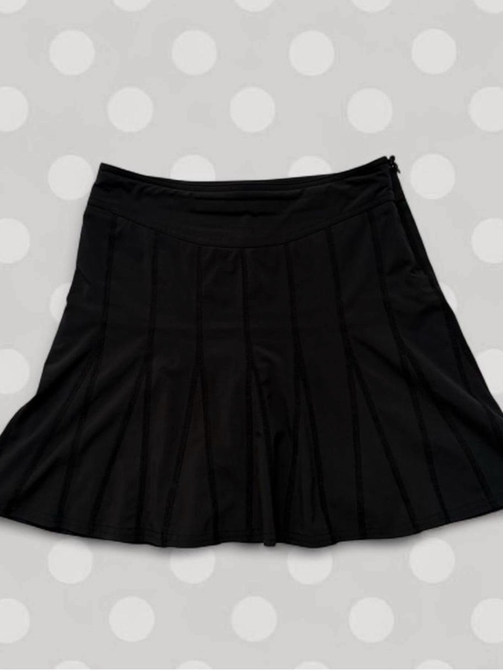 Athleta Black Circle Skater Tennis Skirt